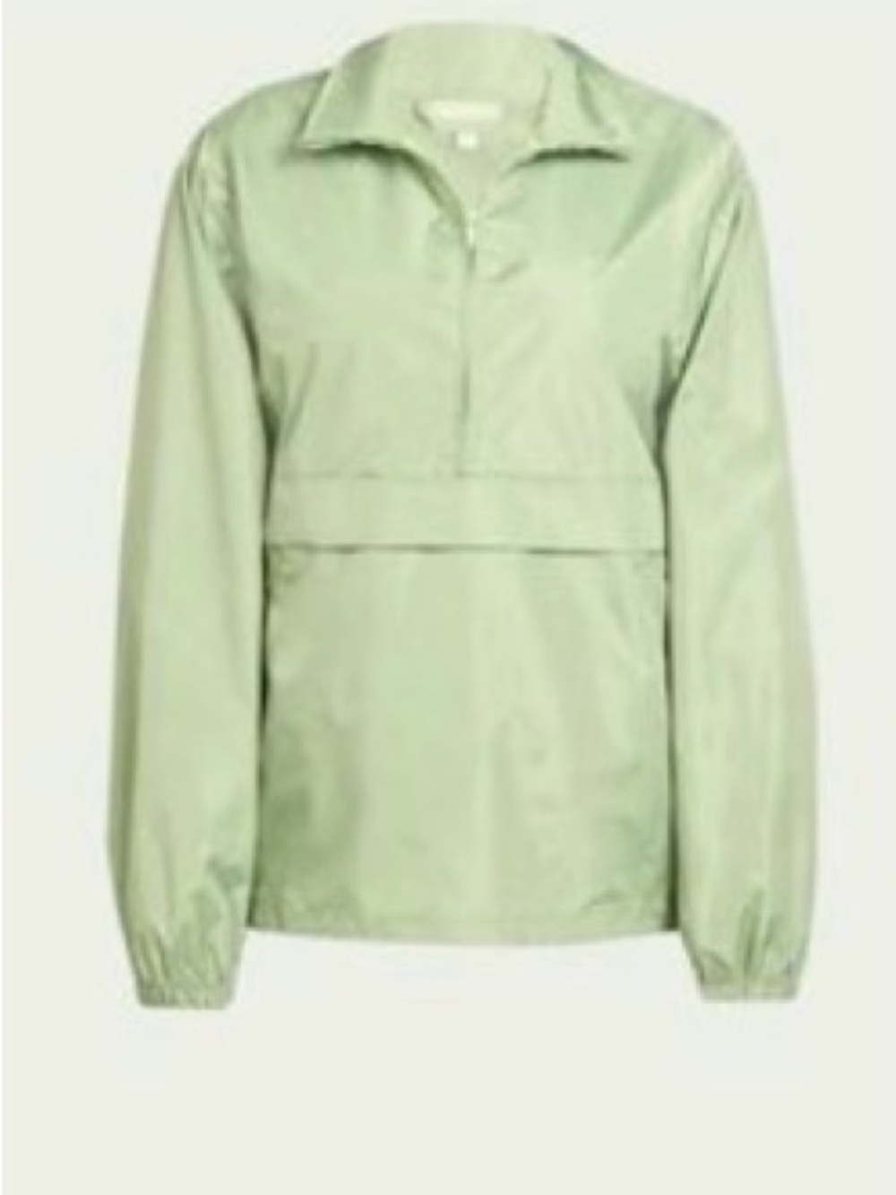 Bala Light Green Half-Zip Pullover Windbreaker